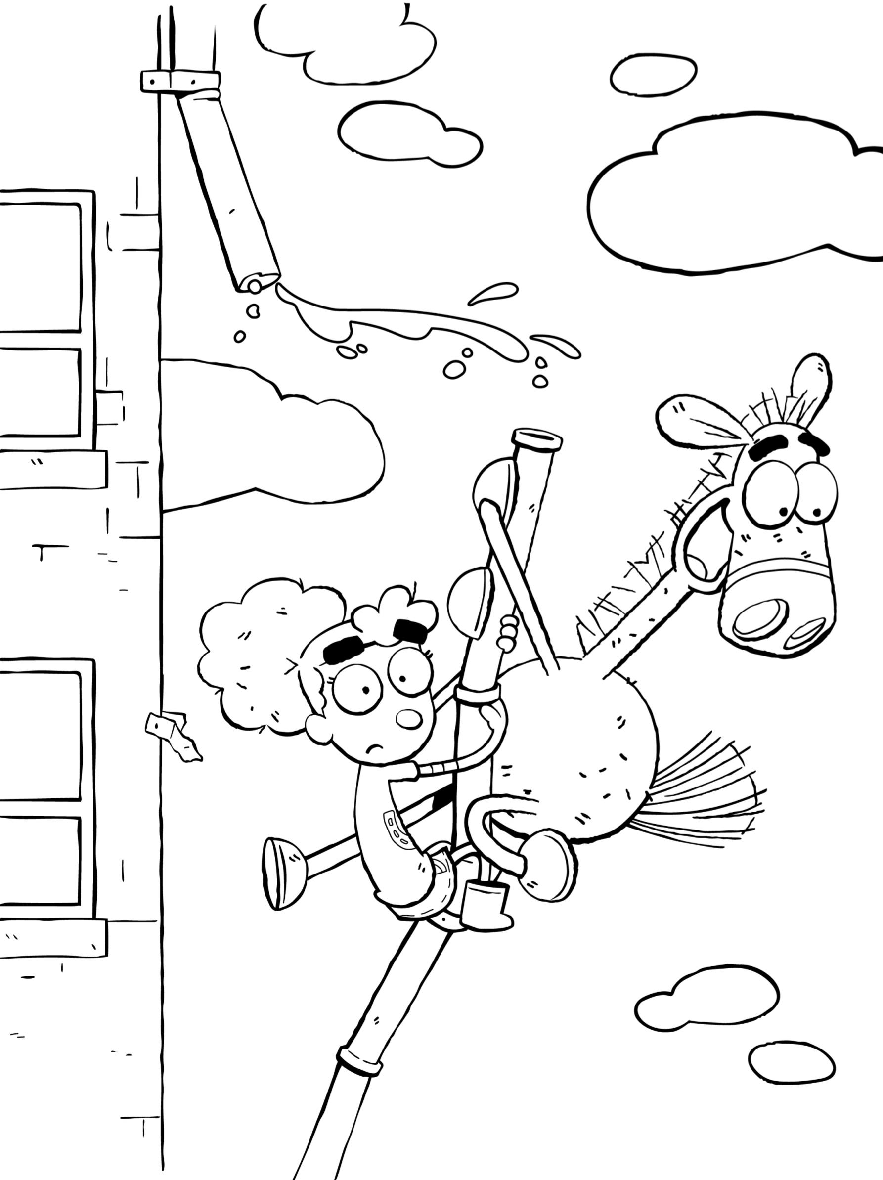 Kids-n-fun.com | Create personal coloring page of It's Pony coloring page